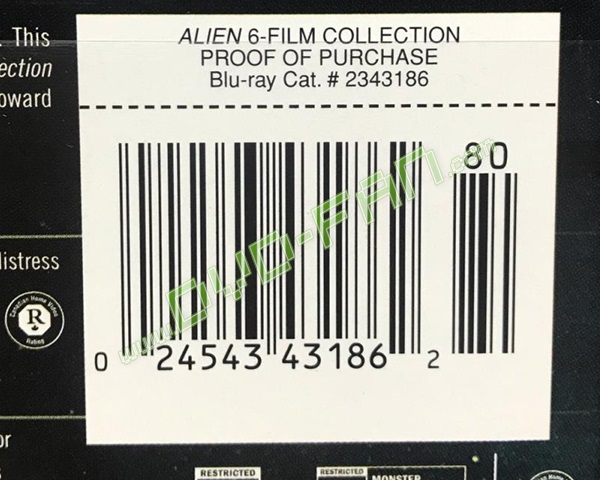 Alien 6-film Collection Blu-ray