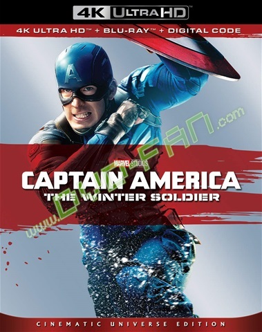 Captain America The Winter Soldier Blueray