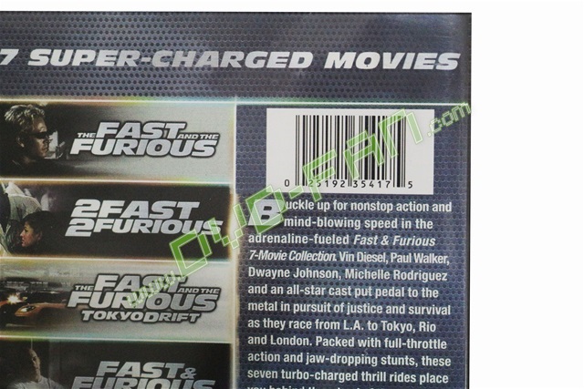 Fast and Furious 1-7 Collection [Blu Ray]