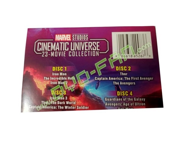 MARVEL STUDIOS CINEMATIC UNIVERSE 23-MOVIE COLLECTION 8-Disc Blu-ray BOX SET