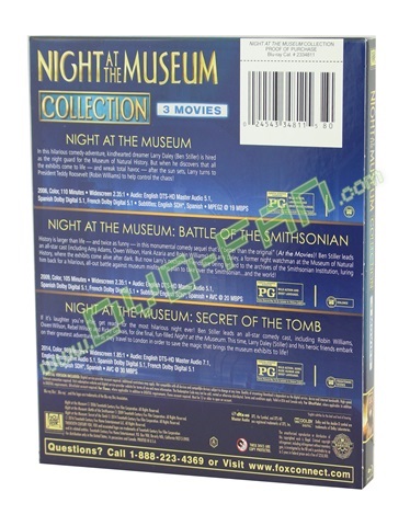  Night at Museum 3-Movie Collection 