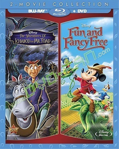 The Adventures of Ichabod and Mr.Toad And Fun and Fancy Free[blu ray]