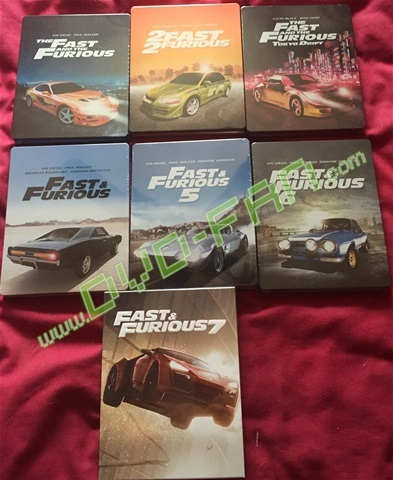The Fast and The Furious  1-7  [Blu Ray]