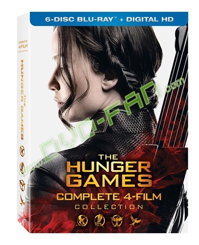 The Hunger Games Complete 4 Film Collection [Blu-ray]