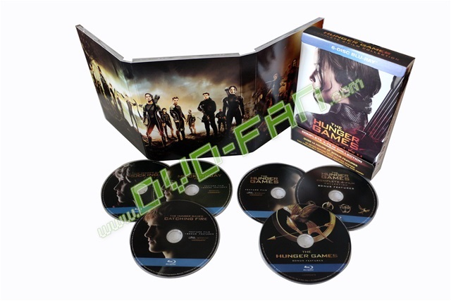 The Hunger Games Complete 4 Film Collection [Blu-ray]