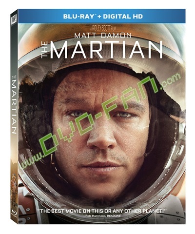 The Martian [blu ray]