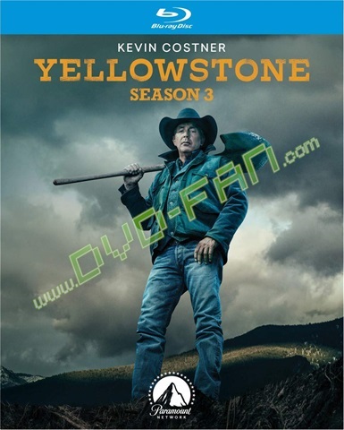 YELLOWSTONE Season 3 Blueray