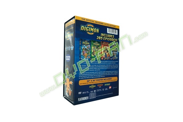 Digimon: The Complete Series Seasons 1-4 Collection (DVD)