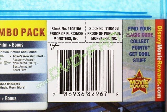 Monsters Inc [Blu-ray]