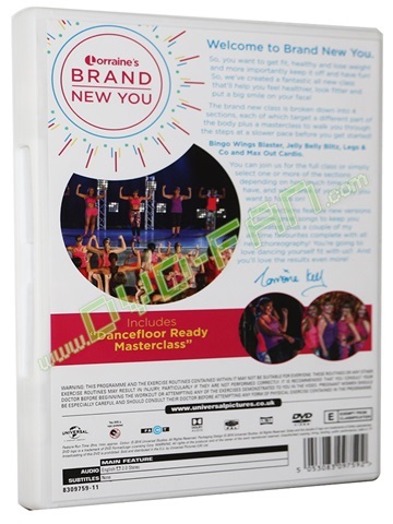 New & Sealed Lorraine's Brand New You DVD - Lorraine Kelly