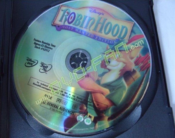 Robin Hood Disney Dvd