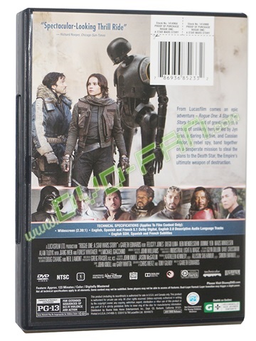 Rogue One A Star Wars Story (2016) 1DVD