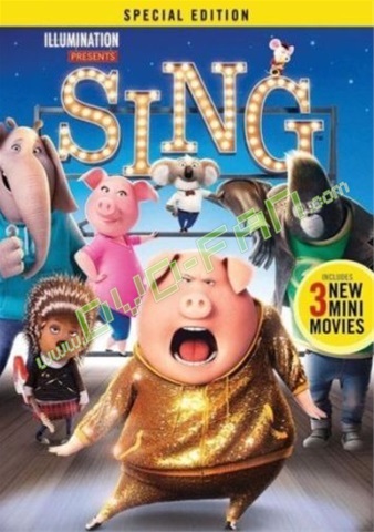 Sing (Blu-ray DVD UV, 2017) New Release