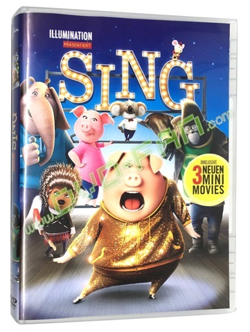 Sing (Blu-ray DVD UV, 2017) New Release