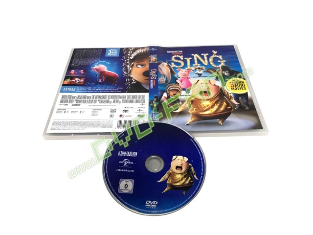 Sing (Blu-ray DVD UV, 2017) New Release