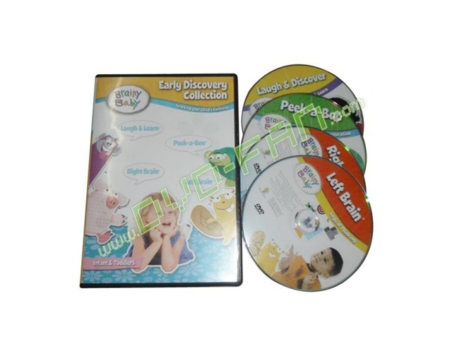 Brainy Baby Early Discovery Collection 4 DVD Gift Set