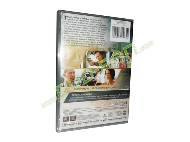 Burn Notice season 6 dvd wholesale