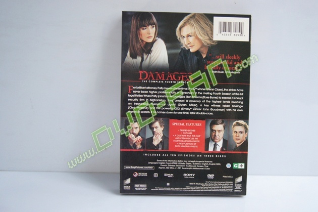 Damages The Fourth Season dvd wholesale