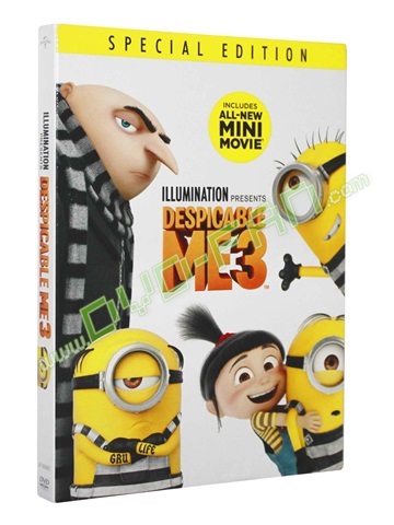 Despicable Me 3 dvds