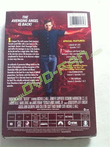 Dexter The Sixth Season dvd wholesale