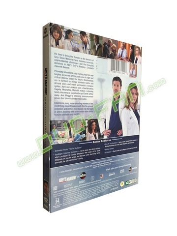 Grey's Anatomy Season 11 dvd wholesale China