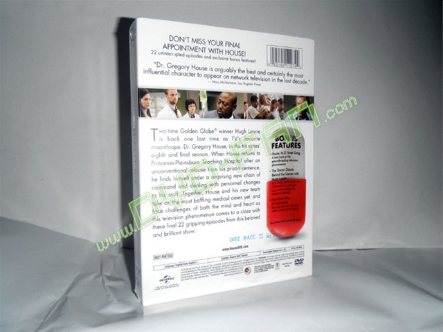 House M.D. Season Eight dvd wholesle