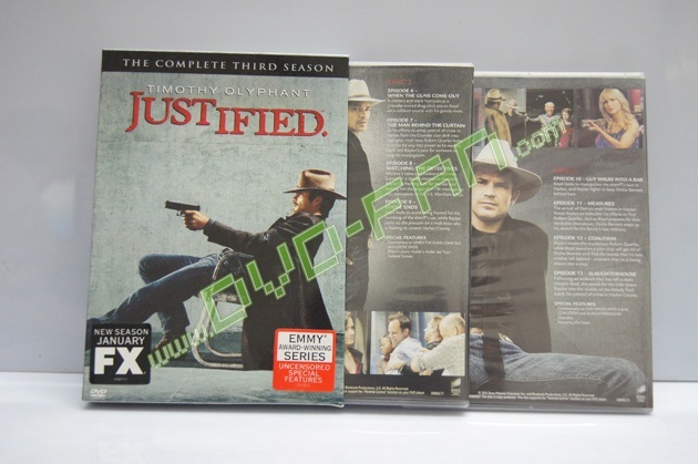 Justified The Complete Third Season dvd wholesale