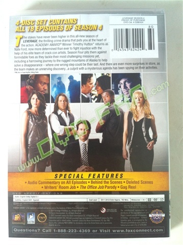 Leverage season 4 dvd wholesale