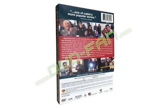 Major Crimes Season 3 dvds wholesale China