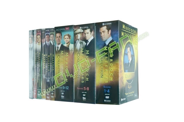 Murdoch Mysteries Complete Series 1-15 DVD 3 Movies