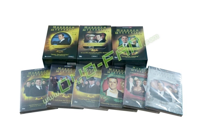 Murdoch Mysteries Complete Series 1-15 DVD 3 Movies