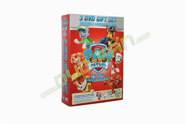 Paw Patrol: 3 DVD Gift Set dvds