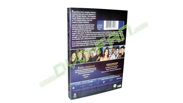 Private Practice Season 4 dvd wholesale