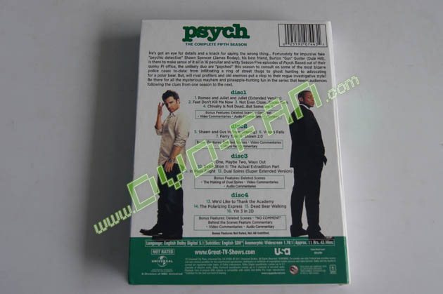 Psych The Complete Fifth Season 