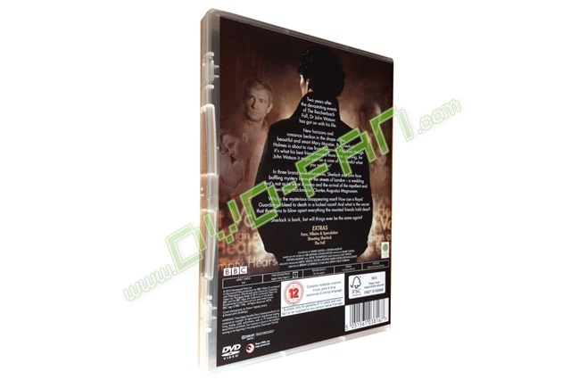 UK version Sherlock Season Three dvd wholesale