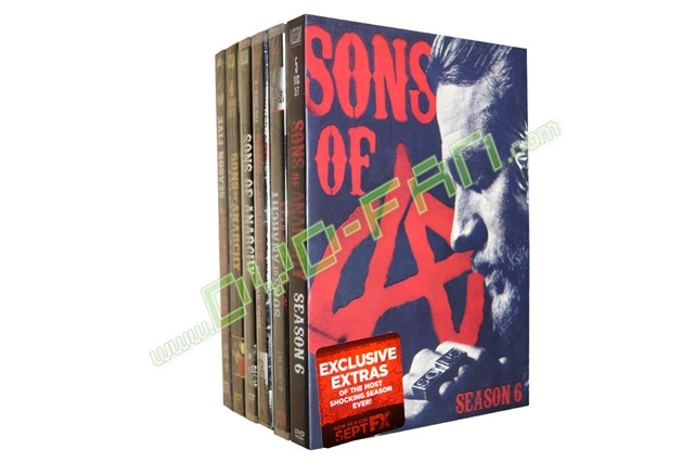 Sons of Anarchy Seasons 1-6 cheap dvds wholesale