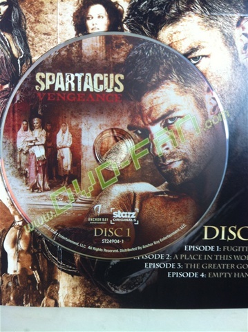 Spartacus Vengeance Season 2 dvd wholesale