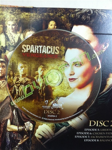 Spartacus Vengeance Season 2 dvd wholesale