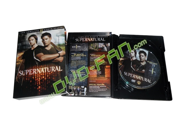 Supernatural Eighth Season dvd wholesale