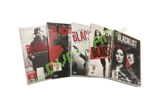 The Blacklist: Complete Series Seasons 1-5 DVD