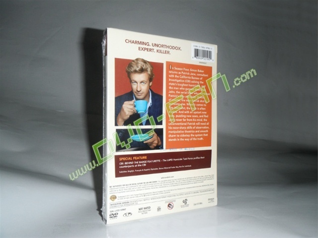 The Mentalist Season 4 dvd wholesale