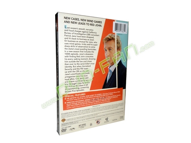 The Mentalist season 5 dvd wholesale