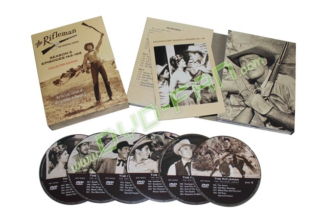 The Rifleman Collector Edition Season 5 dvds